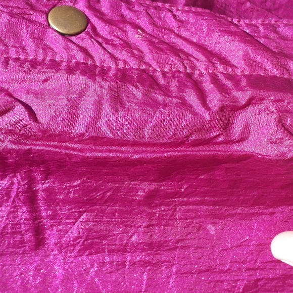 Vintage Reversible Button Up Windbreaker Jacket, No Size Tags - Picture 5 of 8